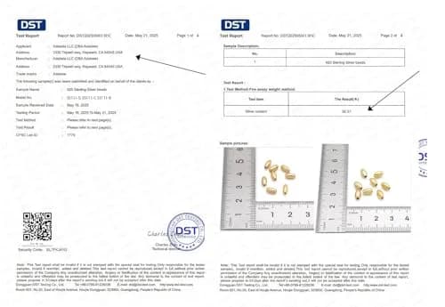 Adabele Gold Craft Bead 5.5mm | Sterling Silver Jewelry Component for Indian Creators thumbnail 5