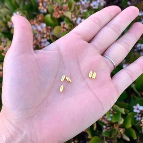 Adabele Gold Craft Bead 5.5mm | Sterling Silver Jewelry Component for Indian Creators thumbnail 2
