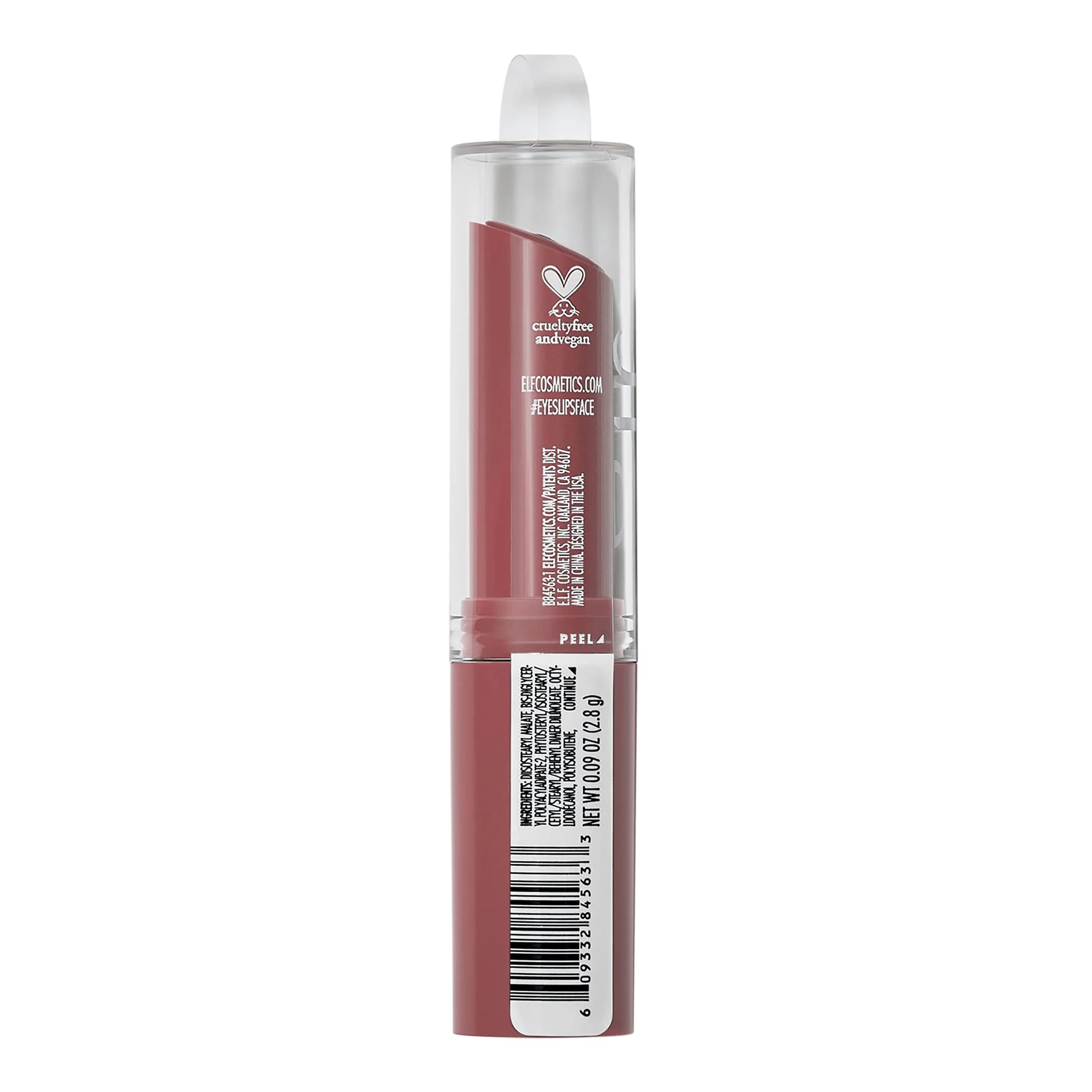 e.l.f. Hydrating Core Lip Shine Tinted Lip Balm Happy Dusty Rose 2.5ml (0.09 Fl Oz) | Melts for Smooth, Glossy Lips - view 6