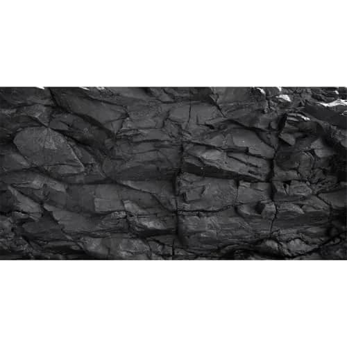 AWERT Black Rock Aquarium Backdrop 180x60cm (72x24in) | Realistic HD Stone Texture thumbnail 1