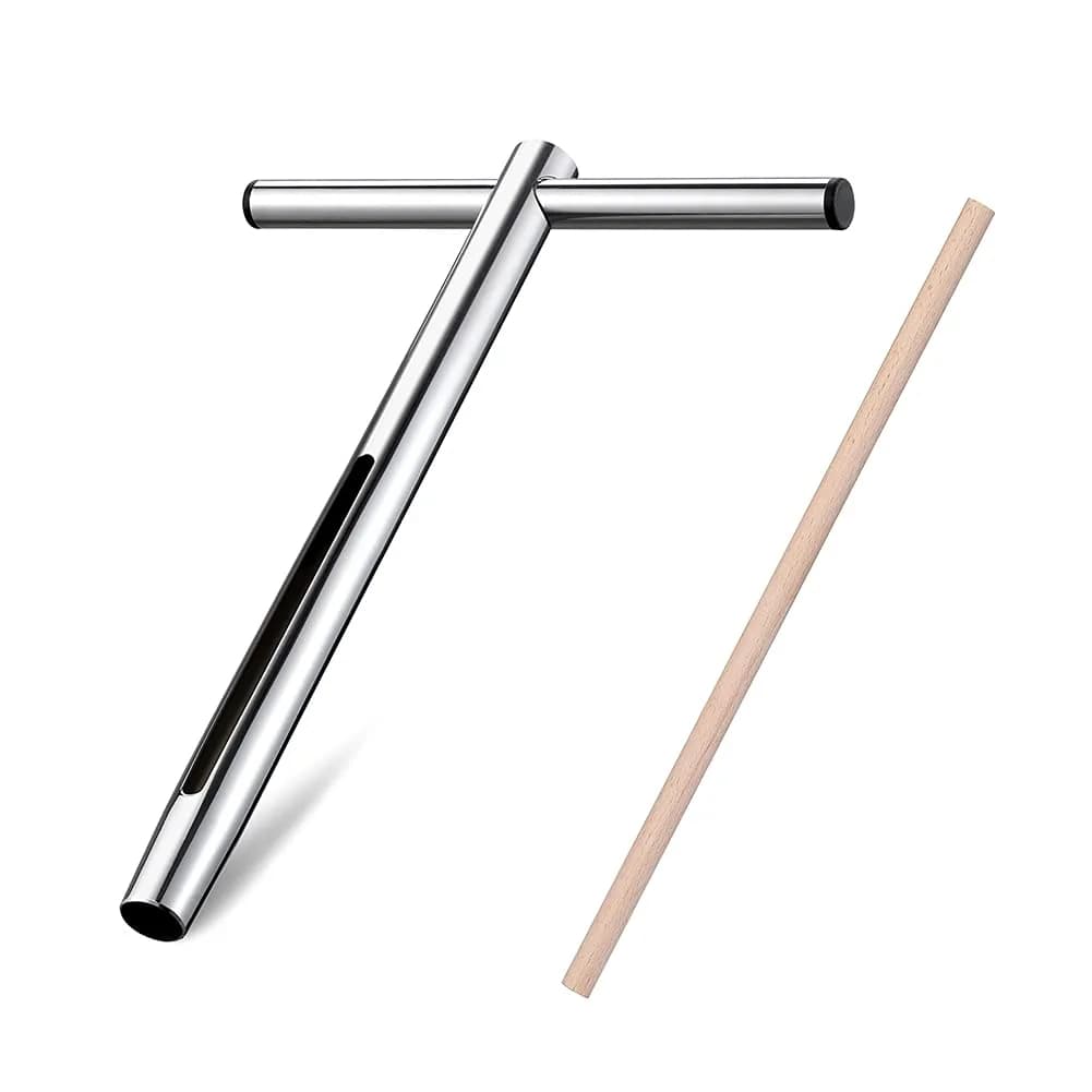 Sukiise 12 Inch Stainless Steel Soil Sample Probe with T Handle | Soil Test Kit for Plant Care Lawn Garden Farm