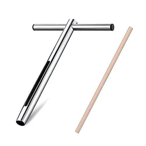 Sukiise 12 Inch Stainless Steel Soil Sample Probe with T Handle | Soil Test Kit for Plant Care Lawn Garden Farm thumbnail 1