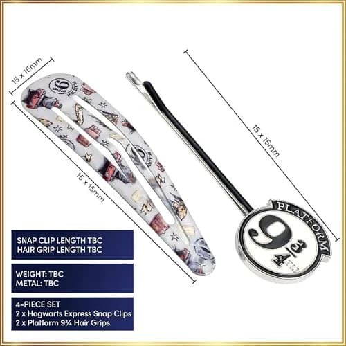 The Carat Shop Harry Potter Platform Hair Clip Set | Official Branded Accessories for Girls & Adults thumbnail 6