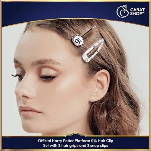 The Carat Shop Harry Potter Platform Hair Clip Set | Official Branded Accessories for Girls & Adults thumbnail 2