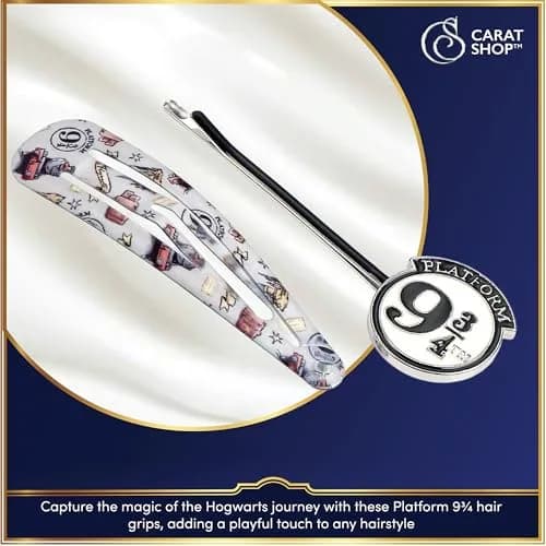 The Carat Shop Harry Potter Platform Hair Clip Set | Official Branded Accessories for Girls & Adults thumbnail 3