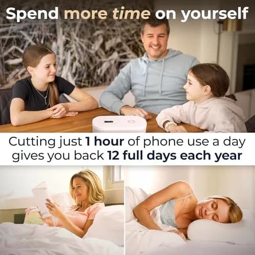 Mindsight Timed Lock Box | Unplug from Phones, Video Games, Social Media | 3 Modes | Easy to Use | Out of Sight ~ Out of Mind | Boost Your Mental Wellness thumbnail 6
