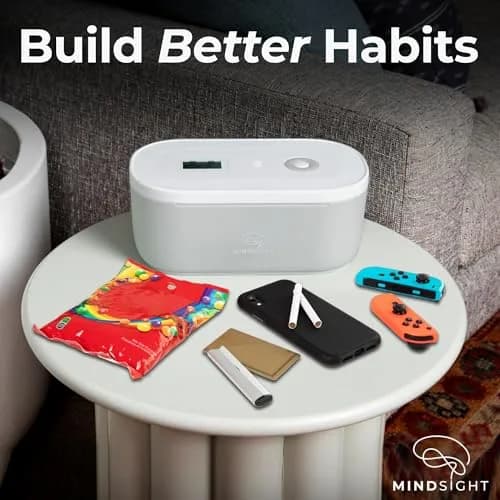 Mindsight Timed Lock Box | Unplug from Phones, Video Games, Social Media | 3 Modes | Easy to Use | Out of Sight ~ Out of Mind | Boost Your Mental Wellness thumbnail 2