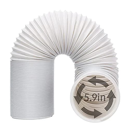UNAOIWN Portable AC Exhaust Hose 5.9" Diameter, Extendable up to 2m, Durable Polypropelene thumbnail 1