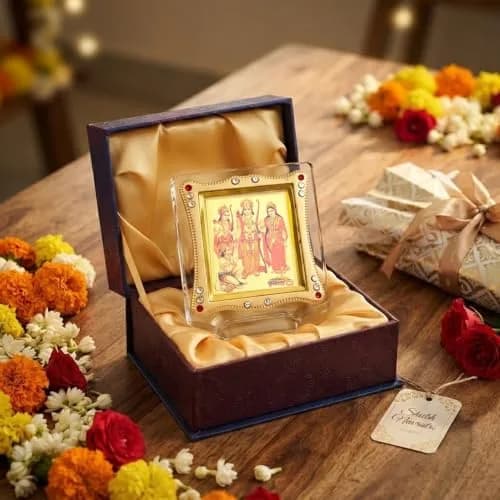 Shoppersduniya Lord Ram Sita Laxman & Hanuman Idol for Car Dashboard 6x3x7 cm | Acrylic Collectible Figurine with Blessings thumbnail 8