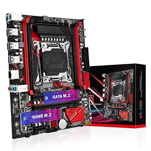 MACHINIST E5 RS9 LGA 2011-V3 Motherboard Intel X99 Server Micro ATX 23.5cm x 18.5cm thumbnail 1