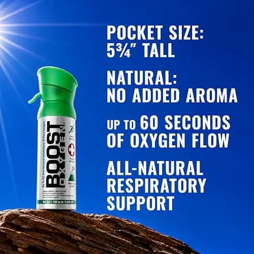 Boost Oxygen Pocket Size Natural 3L Canister | Portable Respiratory Support for Active Lifestyles thumbnail 2