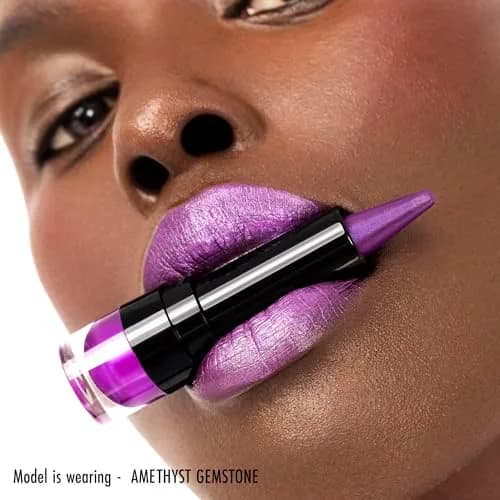 Black Radiance Metalicious Metallic Lipstick Lip Sculptor Gold Star | Metallic Finish, Hydrating Formula thumbnail 5