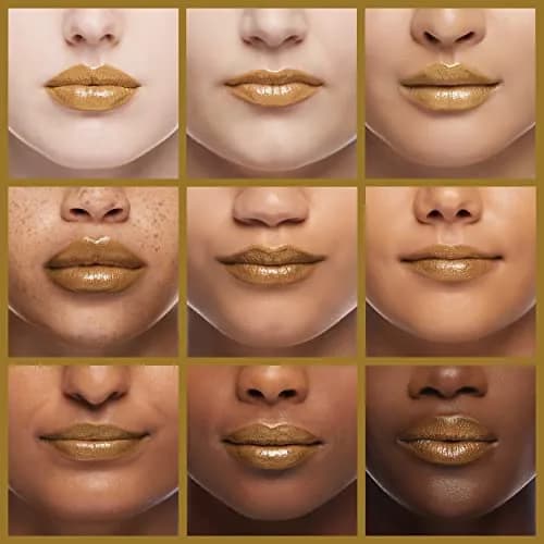 Black Radiance Metalicious Metallic Lipstick Lip Sculptor Gold Star | Metallic Finish, Hydrating Formula thumbnail 4