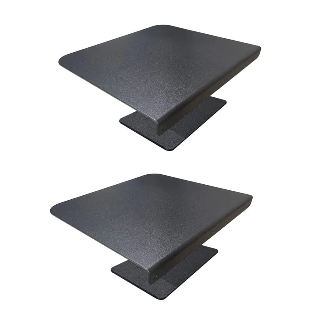 LZKZPY Steel Monitor Mount Reinforcement Plate 2-Pack | Protects Desks from Clamp Damage - main product image
