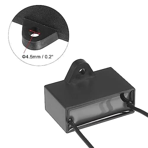 uxcell 350V 2pcs | Metallized Polypropylene Fan Capacitor 4.5uF for Ceiling Fans & Motors thumbnail 5