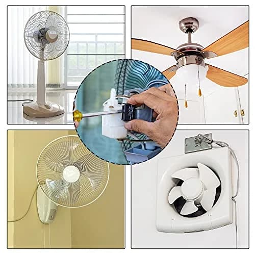 uxcell 350V 2pcs | Metallized Polypropylene Fan Capacitor 4.5uF for Ceiling Fans & Motors thumbnail 6