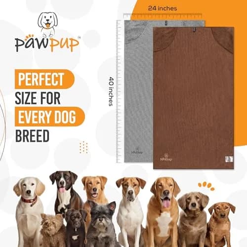 PAWPUP Dog Towels for Drying Dogs 40 x 24 Inches | Super Absorbent Microfiber Pet Grooming Towel thumbnail 4