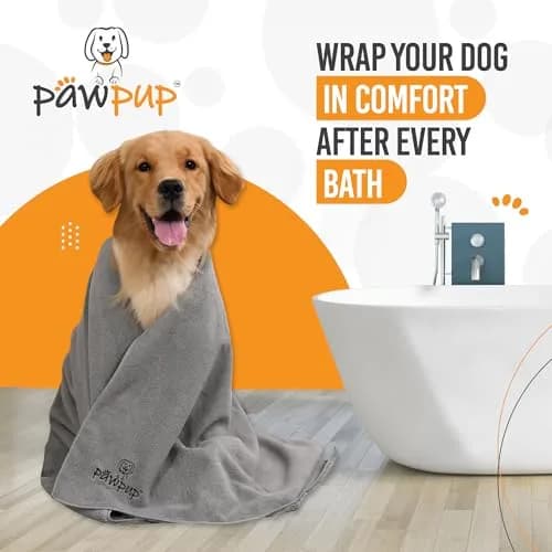 PAWPUP Dog Towels for Drying Dogs 40 x 24 Inches | Super Absorbent Microfiber Pet Grooming Towel thumbnail 8