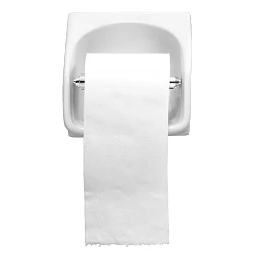 Shappy Silver 4 Pcs Toilet Paper Holder Replacement Rods | Universal Spring Loaded Plastic Retractable Holder Insert thumbnail 6
