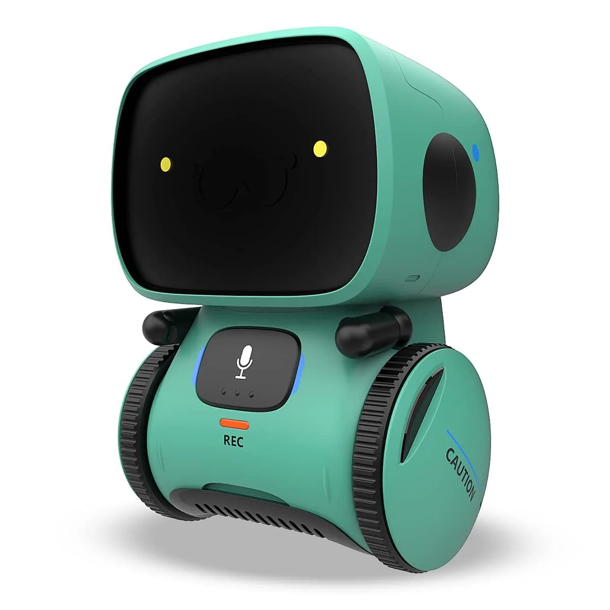 KaeKid Interactive Smart Robot Toy for Kids | Voice Control, Touch Sensor, Singing, Dancing, Repeating, Recording | Green, 13cm (5.1 Inch) - main product image
