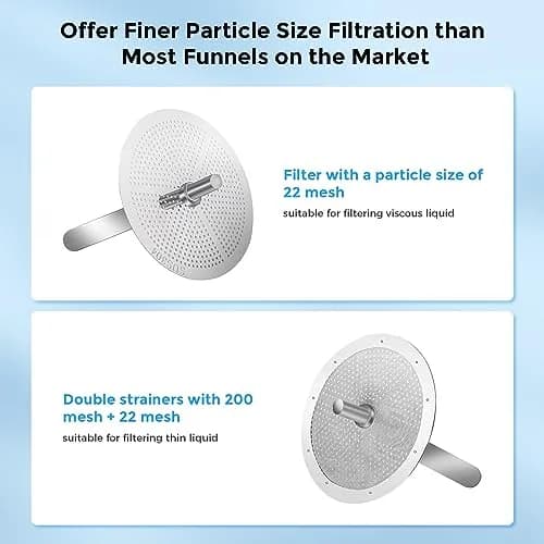 Sovol 3D Printer Stainless Steel Funnel Resin Filter Cup with Cleaning Kit (11.2cm x 10.9cm x 10.2cm) thumbnail 2