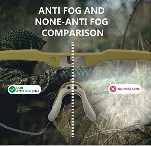HTS HUNTERSKY S57 Clear Lens Ballistic Tactical Shooting Glasses | ANSI Z87+ UV400 Protection thumbnail 8