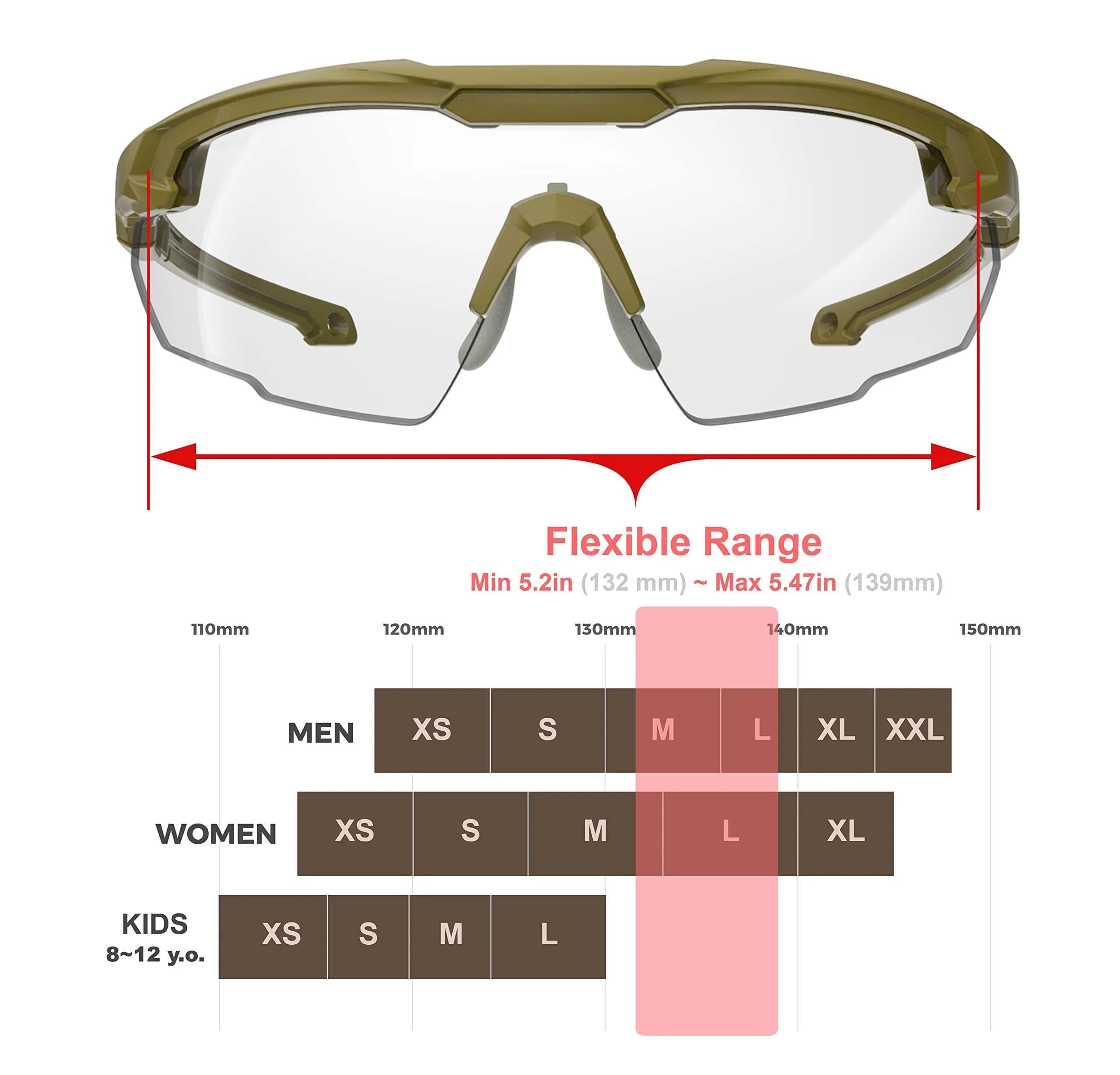 HTS HUNTERSKY HTS ballistic Safety Glasses S57 | Impact-Resistant, UV400, Tactical Eye Protection thumbnail 6