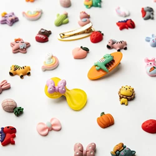 LEEXINLUU Slime Charms Cartoon Animal & Fruit Set | Assorted Resin Flatbacks for DIY Crafts & Decorations thumbnail 6