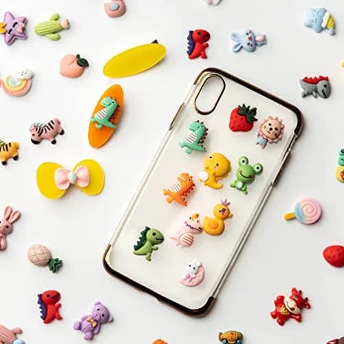LEEXINLUU Slime Charms Cartoon Animal & Fruit Set | Assorted Resin Flatbacks for DIY Crafts & Decorations thumbnail 7