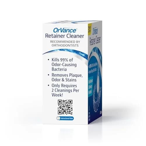OrVance Retainer Cleaner Tablets 56 Count | Cleans Plaque, Odor & Stains Twice Weekly thumbnail 5
