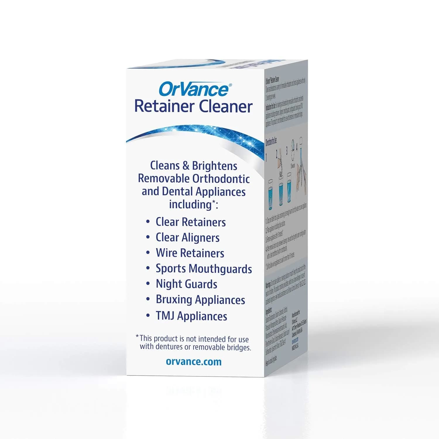 OrVance Retainer Cleaner Tablets 56 Count | Cleans Plaque, Odor & Stains Twice Weekly - view 6