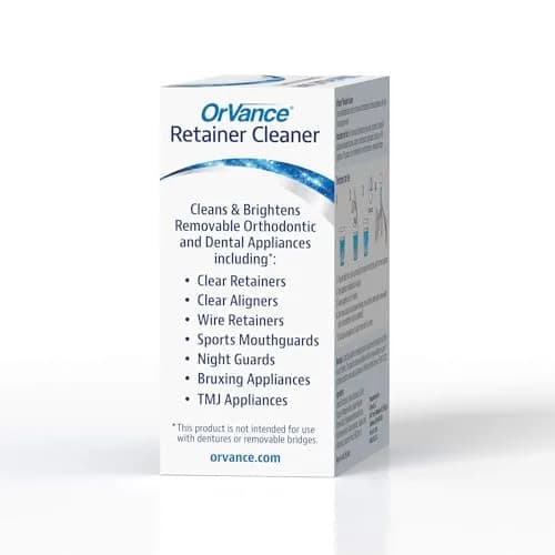 OrVance Retainer Cleaner Tablets 56 Count | Cleans Plaque, Odor & Stains Twice Weekly thumbnail 6