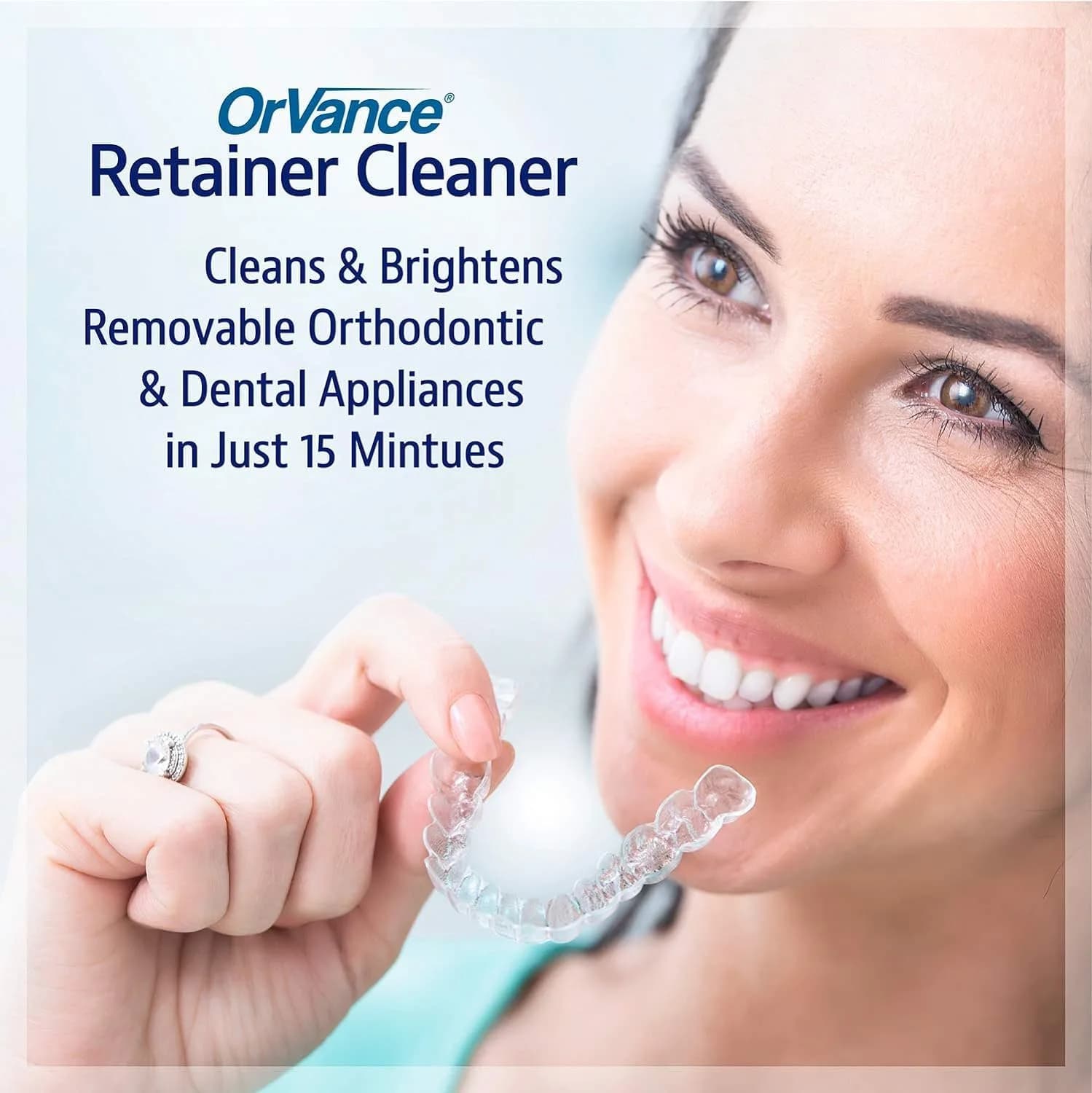 OrVance Retainer Cleaner Tablets 56 Count | Cleans Plaque, Odor & Stains Twice Weekly - view 7