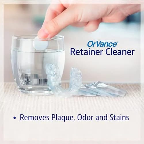 OrVance Retainer Cleaner Tablets 56 Count | Cleans Plaque, Odor & Stains Twice Weekly thumbnail 8