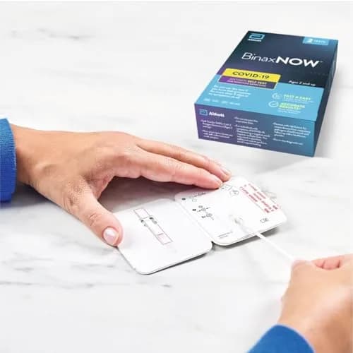 BinaxNOW COVID-19 Antigen Self Test, 1 Pack, 2 Tests | Rapid 15-Minute Results for Home Use thumbnail 6