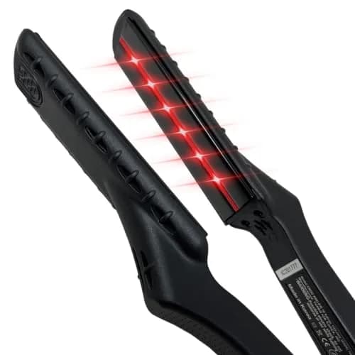 CROC Masters Infrared Hair Straightener Flat Iron 1.5 Inch | Salon-Grade Titanium Ceramic Plates, Infrared Power, Dual Voltage thumbnail 1