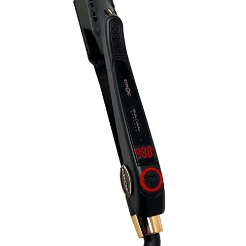 CROC Masters Infrared Hair Straightener Flat Iron 1.5 Inch | Salon-Grade Titanium Ceramic Plates, Infrared Power, Dual Voltage thumbnail 6