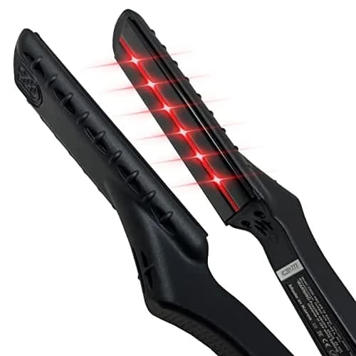 CROC Masters Infrared Hair Straightener Flat Iron 1.5 Inch | Salon-Grade Titanium Ceramic Plates, Infrared Power, Dual Voltage thumbnail 7
