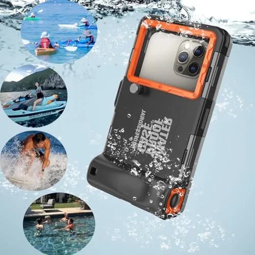YNVYFI 2026 Underwater Snorkeling Diving Phone Case for Phone 17/16/15/14/13/12Pro Max/Galaxy S26/S25/S24/S23 | Waterproof Dive Case thumbnail 4