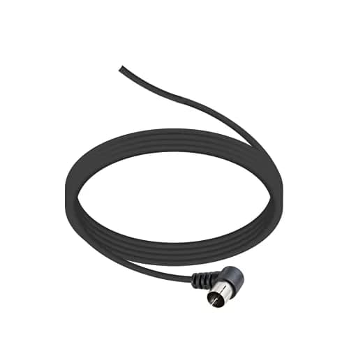 POBADY Black Dipole FM Radio Antenna 1.5m (4.9ft) | Enhanced AM/FM Reception for Stereo Receivers thumbnail 4