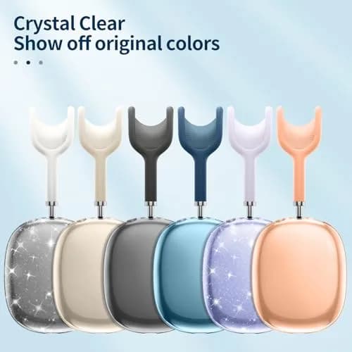 FINTIE Clear Case for AirPods Max 2 (2026) & AirPods Max 1 (2024/2020) | Transparent TPU Cover, Anti-Scratch, Precise Fit thumbnail 5