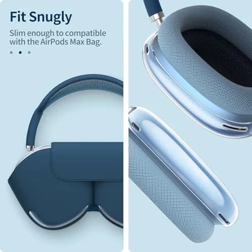 FINTIE Clear Case for AirPods Max 2 (2026) & AirPods Max 1 (2024/2020) | Transparent TPU Cover, Anti-Scratch, Precise Fit thumbnail 6