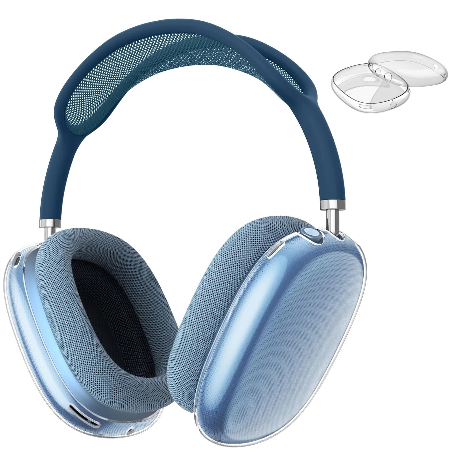FINTIE Clear Case for AirPods Max 2 (2026) & AirPods Max 1 (2024/2020) | Transparent TPU Cover, Anti-Scratch, Precise Fit — Crystal Clear