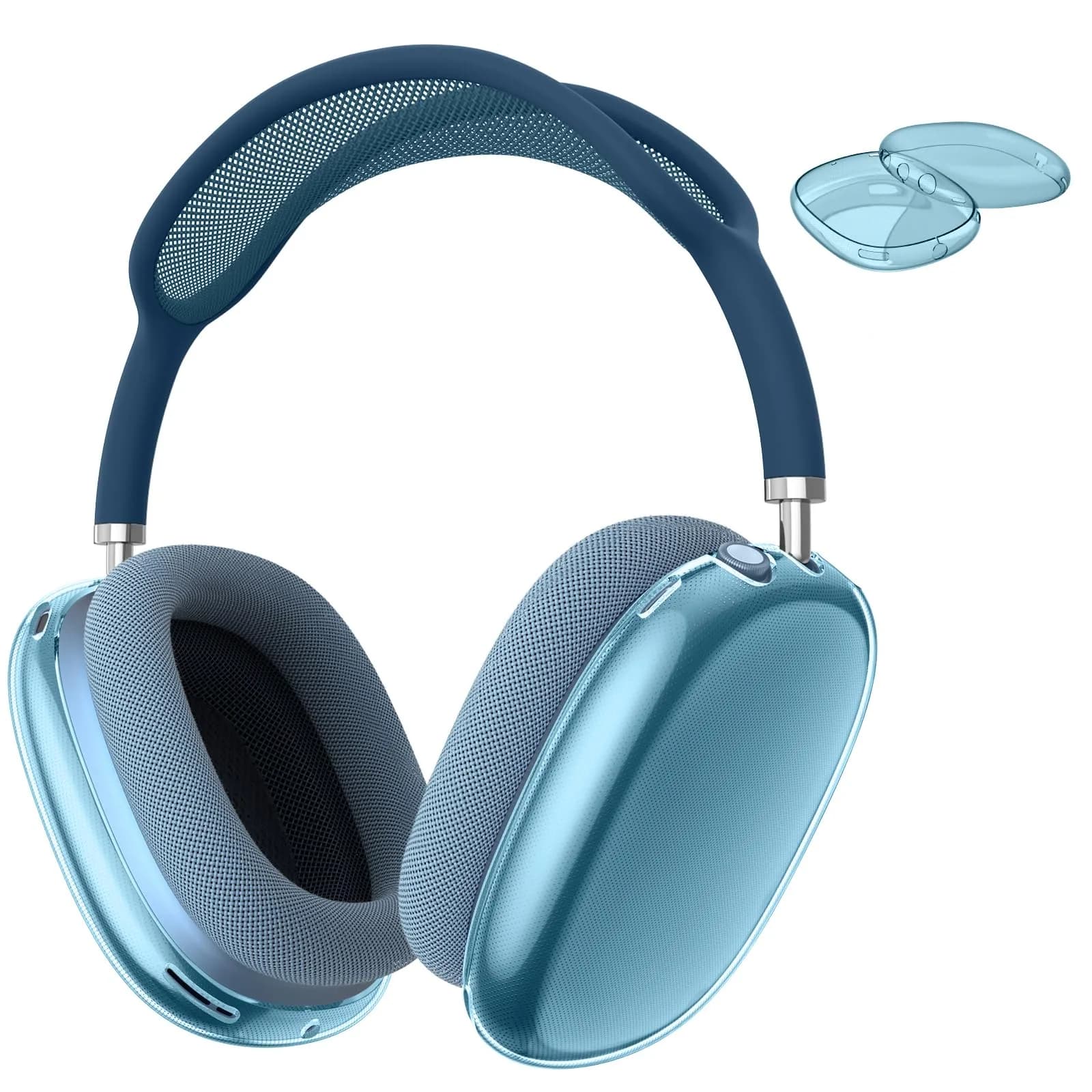 FINTIE Clear Case for AirPods Max 2 (2026) & AirPods Max 1 (2024/2020) | Transparent TPU Cover, Anti-Scratch, Precise Fit