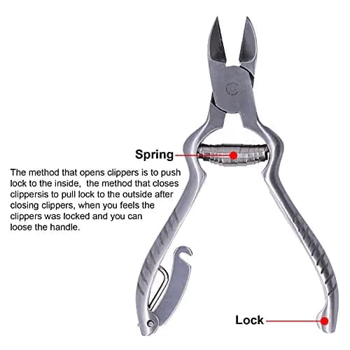 Sonew Heavy Duty Toenail Clippers for Thick & Ingrown Nails | 1 cm (0.4 in) thumbnail 3
