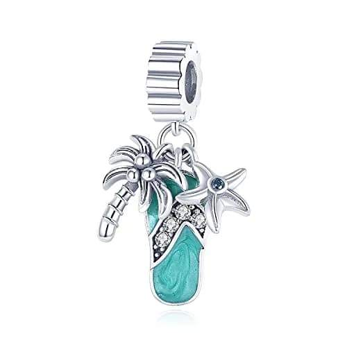 MULA 925 Sterling Silver Charms for Bracelets & Necklaces | Airplane & Passport thumbnail 1