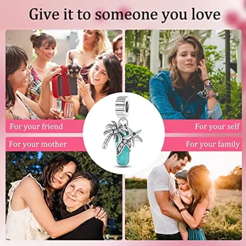 MULA 925 Sterling Silver Charms for Bracelets & Necklaces | Airplane & Passport thumbnail 6