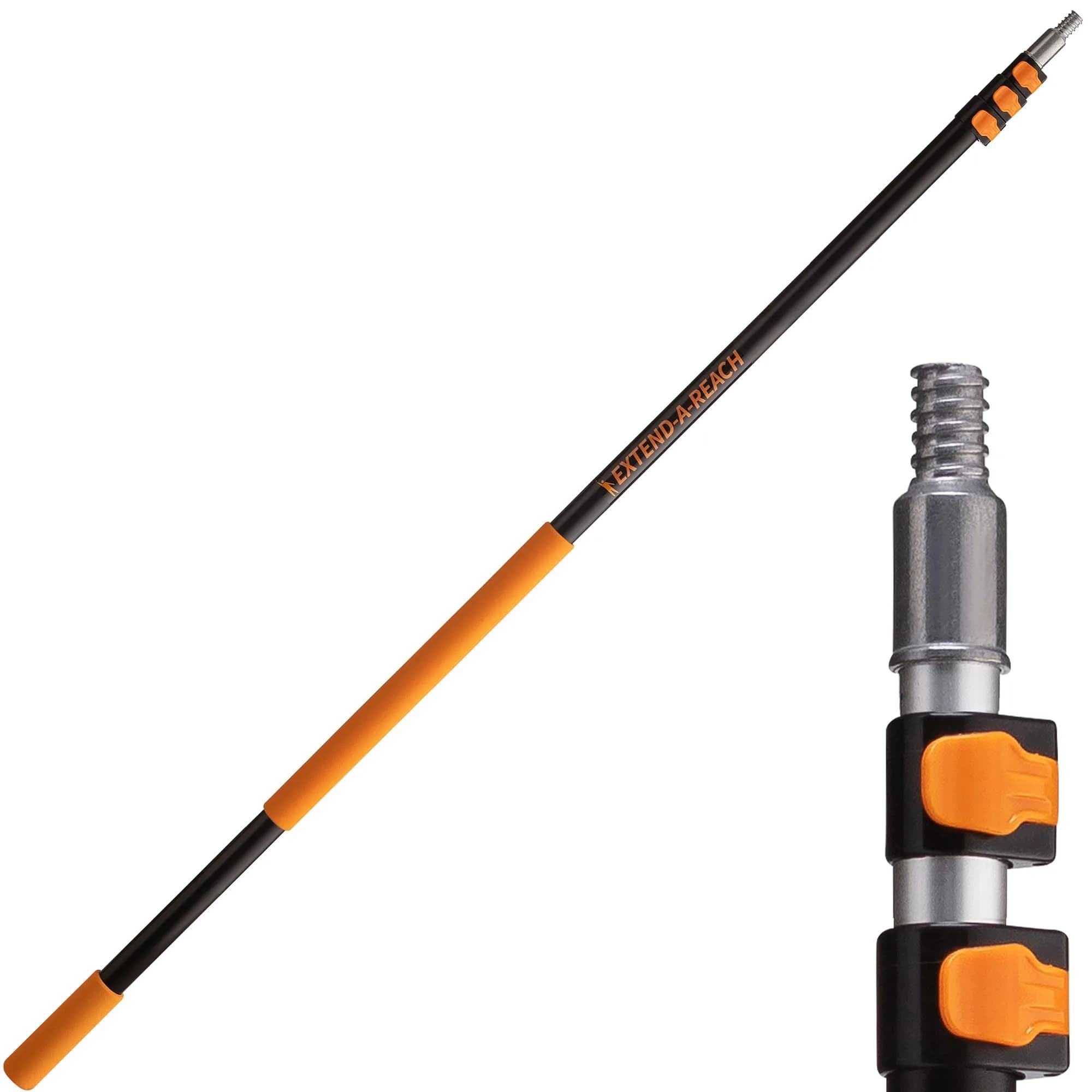 EXTEND-A-REACH 5-18 ft Long Telescopic Extension Pole | Multi-Purpose Aluminum Dusting & Painting Tool — 18 feet
