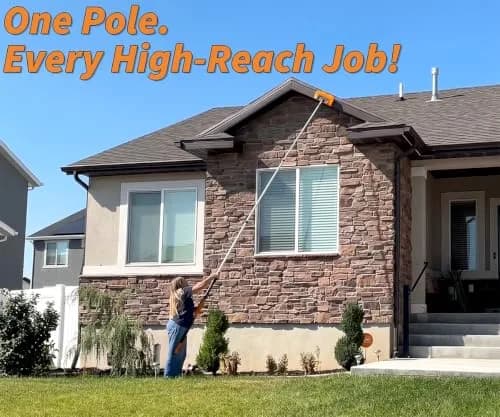 EXTEND-A-REACH 5-30 ft Telescoping Extension Pole | Multi-Purpose Aluminum Pole for Painting & Cleaning thumbnail 4