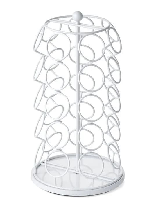 Nifty Solutions White Item Stand 35 K Cup Capacity | 360° Rotating Coffee Pod Organizer (13 Inch Tall) thumbnail 6